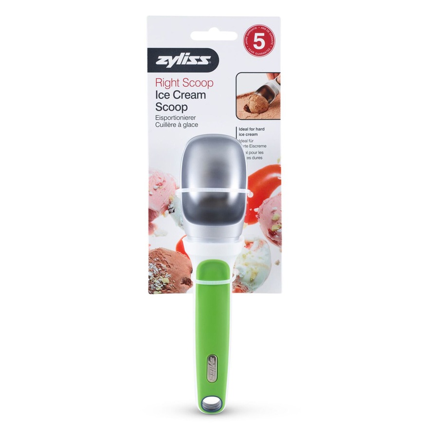 Zyliss Right Scoop Steel Ice Cream Scooper Party Dessert Serving Spoon Assorted