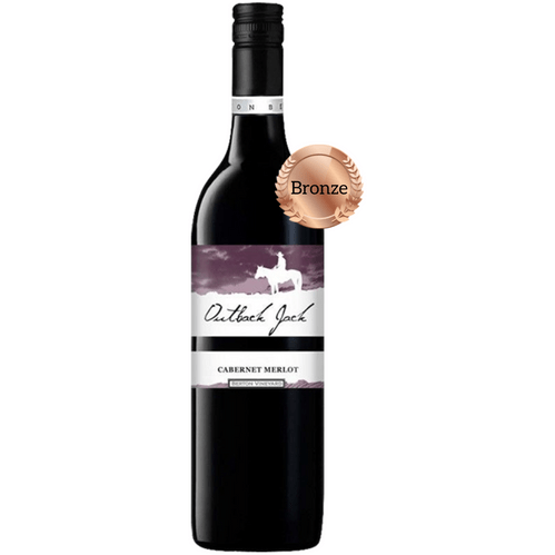 2022 - Outback Jack Cabernet Merlot - 5 Star Winery - Wine of Australia (12 Bottles)