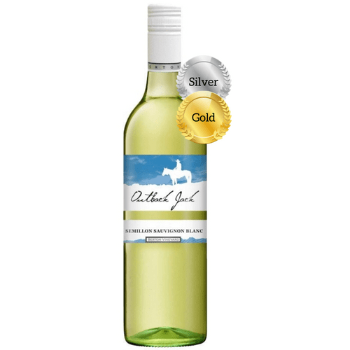 2023 - Outback Jack Semillon Sauvignon Blanc - 5 Star Winery - Wine of Australia (12 Bottles)