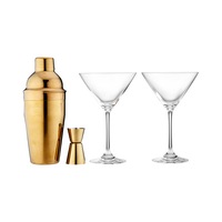Aurora Gold 4-Piece Cocktail Gift Set