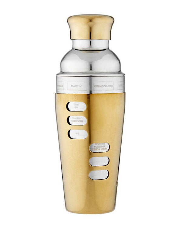 Aurora Recipe Gold Cocktail Shaker - 750ml