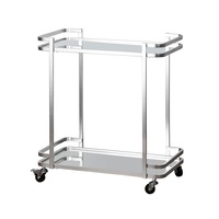 Bradley Silver Bar Cart