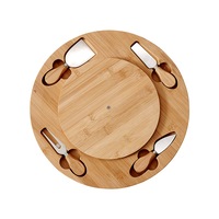Fromagerie Spinning Bamboo Serving Set - 35cm x 3cm