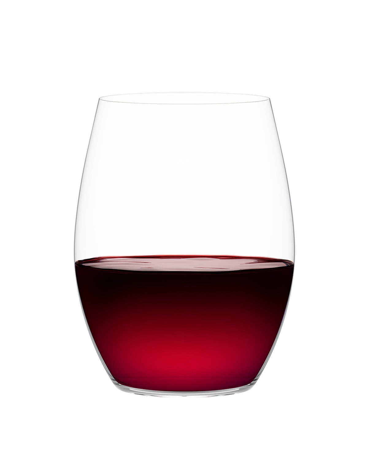 Plumm Stemless RED+ European Crystal Wine Glass (610 ml) - 4 Pack