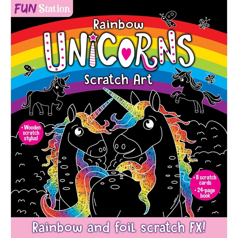 Buy Rainbow Unicorn Scratch Art MyDeal
