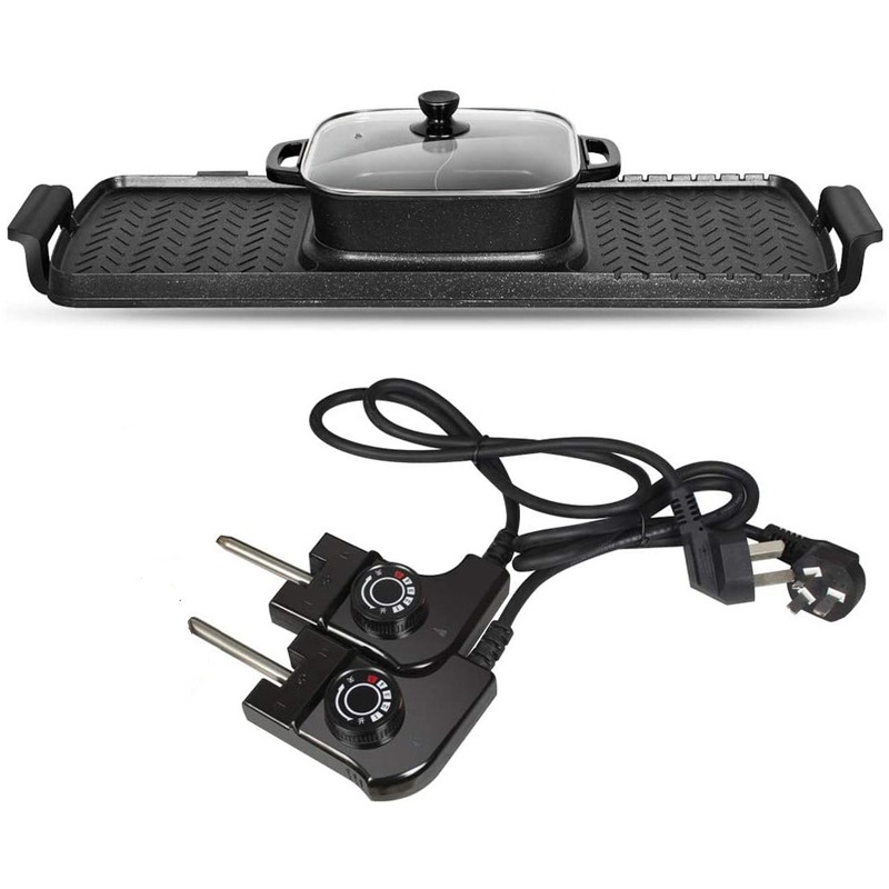 Buy Large Electric Grill Hot Pot Hotpot 2 In 1 Electric Barbecue Non