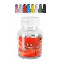 100 Bicycle Presta Valve Alloy Caps