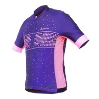 spring/summer new cycling suit bike short sleeve top Starry Jersey