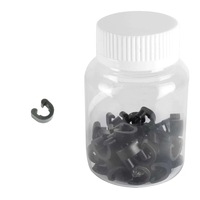 50 pcs Bike Brake Derailleur Cable Hose C-Clip