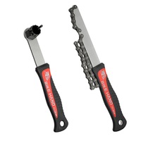 BIKEHAND Bicycle Compatible with Shimano Cassette Turner Install Rotor Lockring Removal Chain Whip Tool Kit