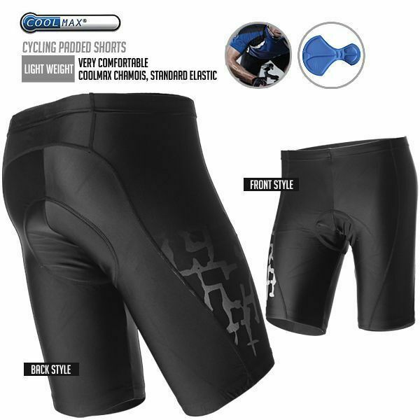 CDEAL Bike Bicycle Cycling Padded Shorts