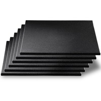 CD 15mm Thick High-Density Gym Floor Mats Tiles - 6 Pack 500x500mm Rubber Exercise Workout Equipment Mat - Noise Shock Absorbing Surface Protection
