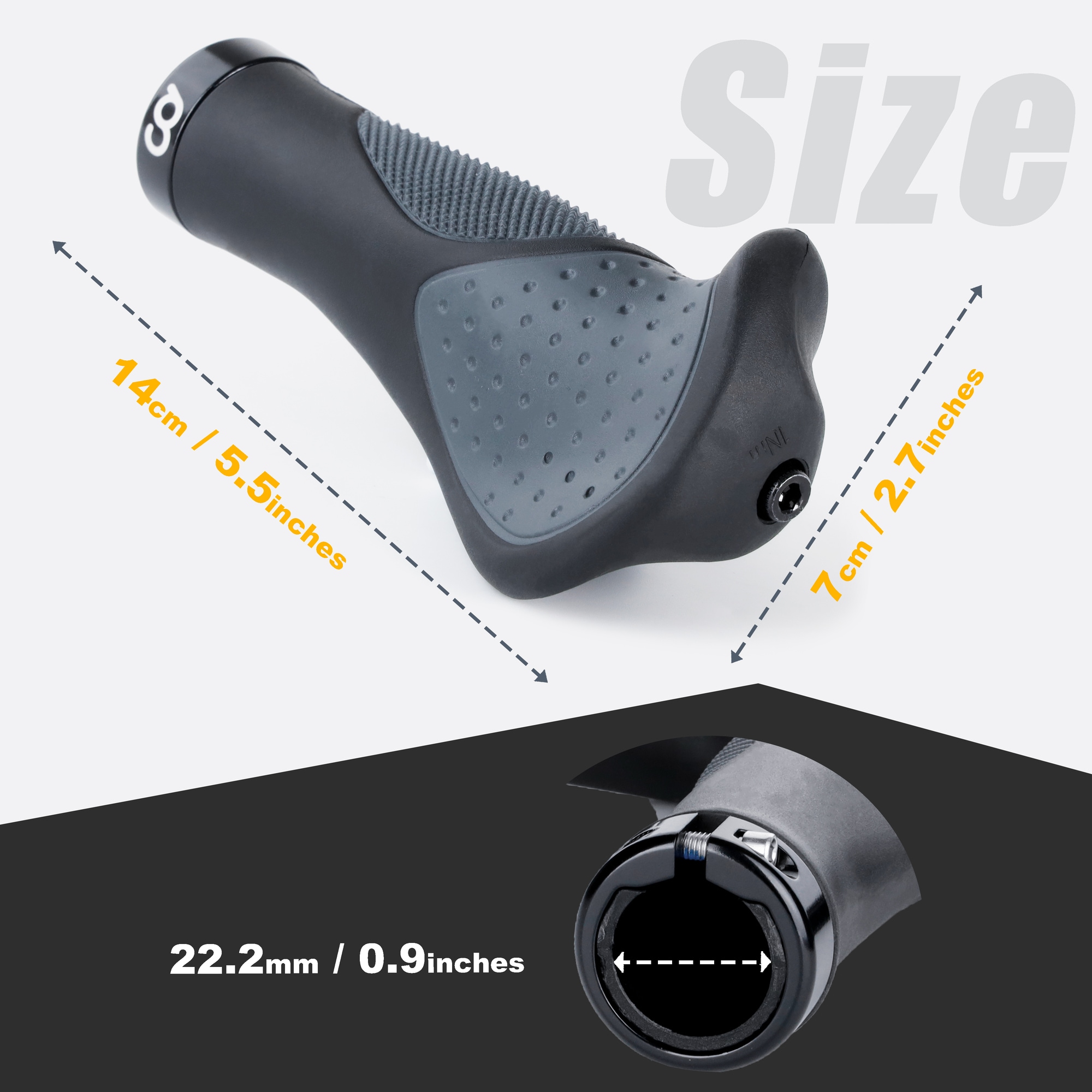 Ergonomic mountain sales bike grips