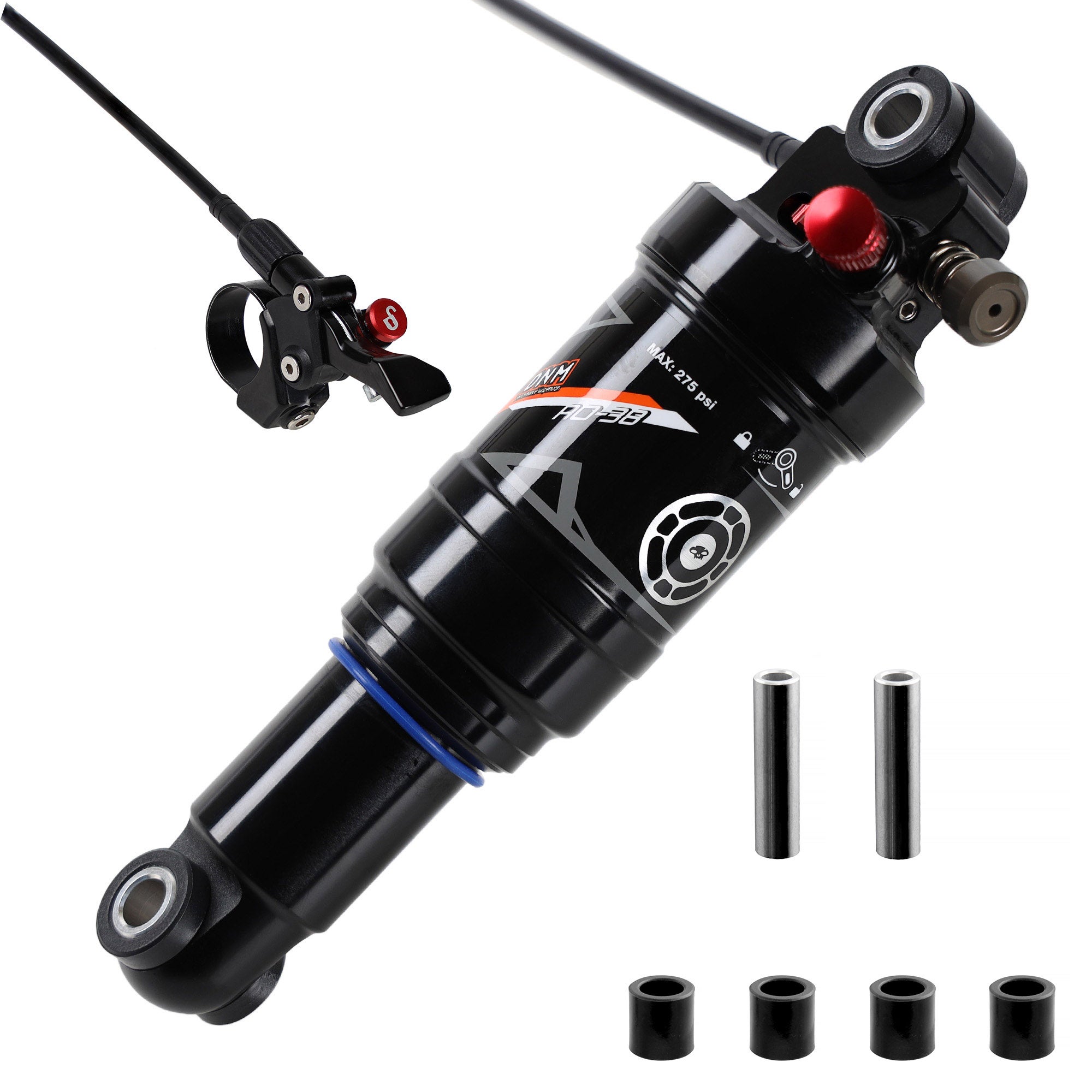 DNM AO-38RL Mountain Bike Air Rear Shock With Remote Lockout