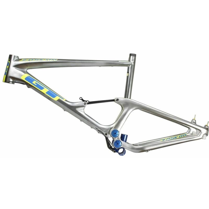 Gt Zaskar 100 Team Carbon Mountain Bike Full Suspension Frame Silver 26 Buy Bike Frames