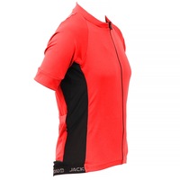 Jackbroad Premium Quality Cycling Short Sleeves Jersey Red