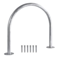 CyclingDeal Outdoor Floor Bike Stand U Shaped Bike Rack Hot-Dipped Galvanized Finish