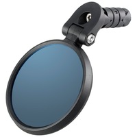 Venzo Bicycle Bike Handlebar Mirror Blue Lens 75% Anti-glare Glass Blast Resistant