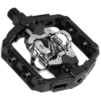 VENZO Shimano SPD Compatible Mountain Bike CNC Cr-Mo Die-Cast Aluminum Sealed Pedals With Cleats