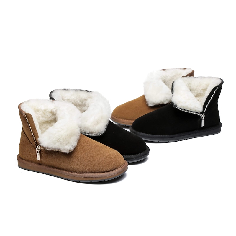 womens ugg boots with side zipper