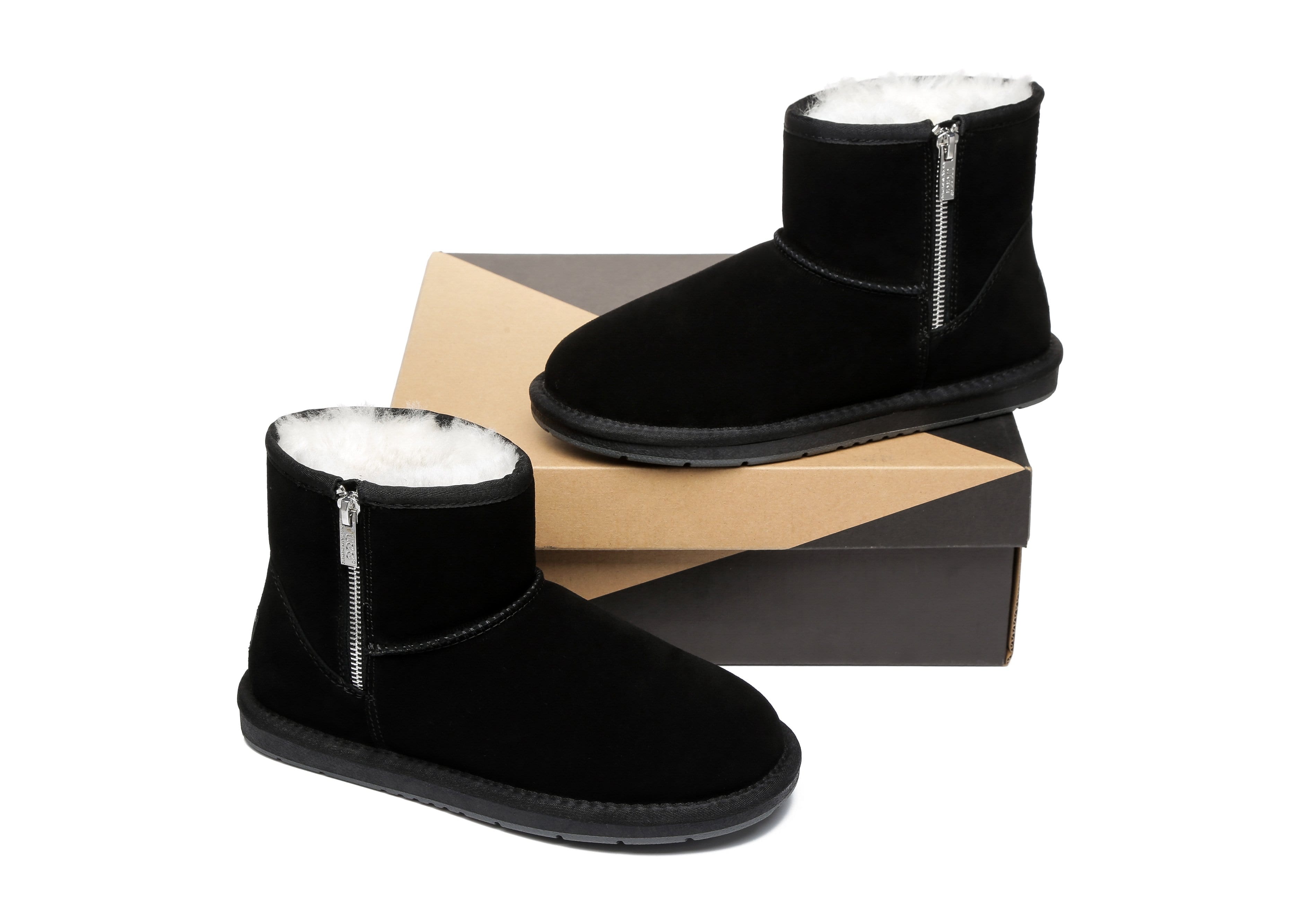 Ugg boots side on sale zipper