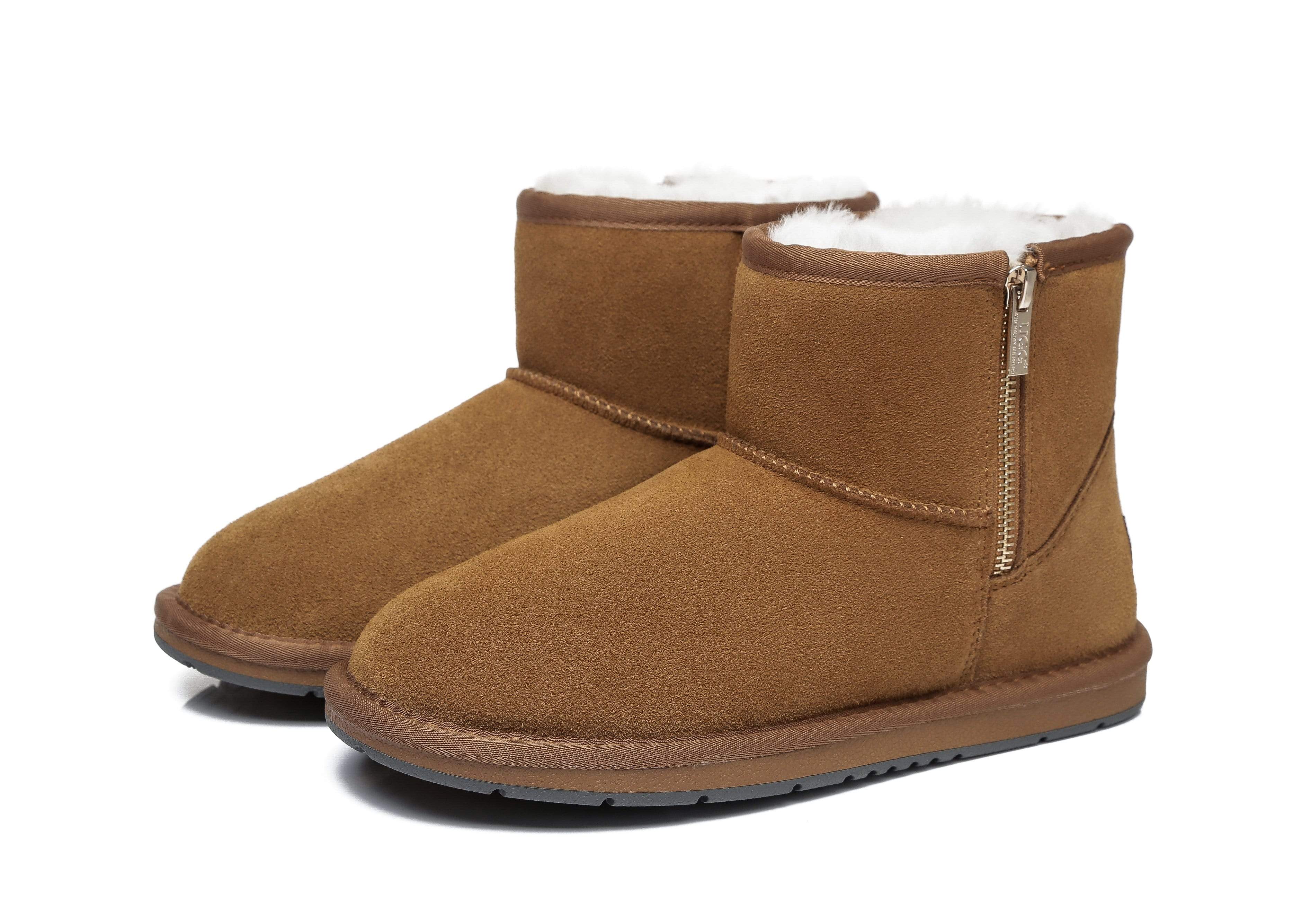 Buy AS Mini Ugg Boots Side Zipper MyDeal