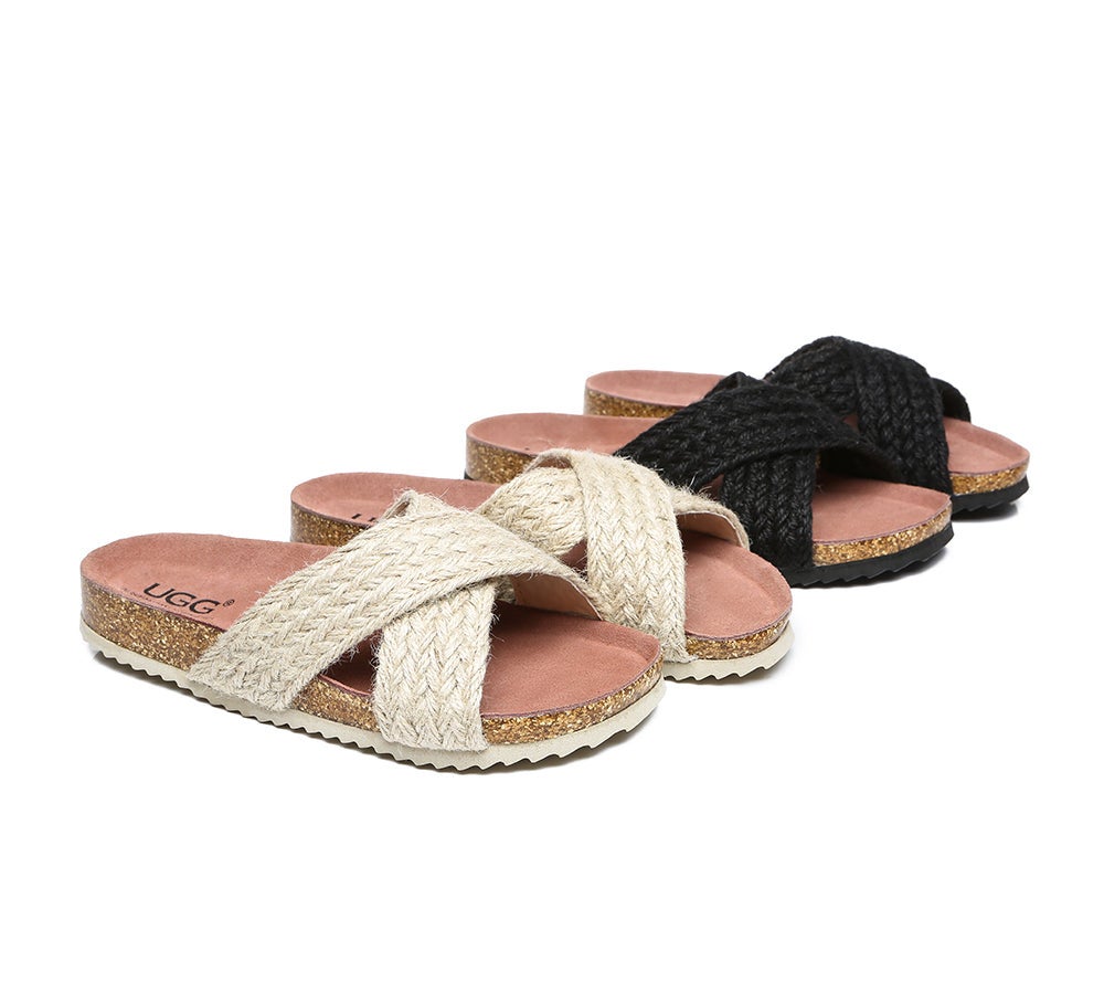 AUSTRALIAN SHEPHERD® Women Crossover Sandal Slides Milo