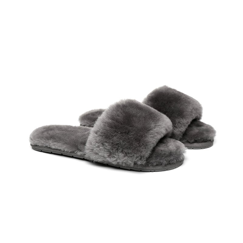 Buy AUSTRALIAN SHEPHERD® UGG Women Fluffy Slides Nala - MyDeal