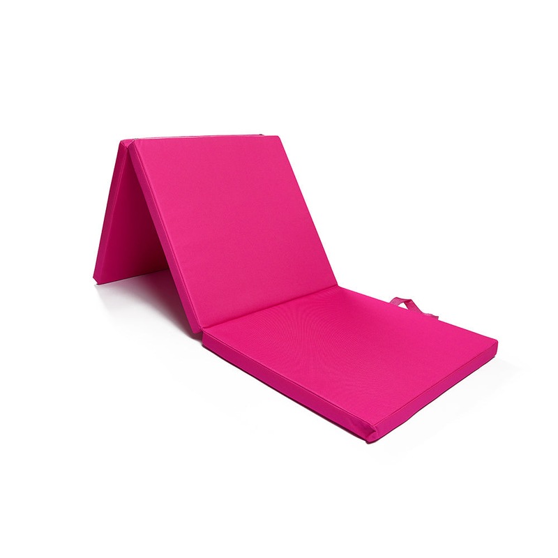 TriFold Folding Exercise Floor Mat 180X60 cm with Carrying Handles