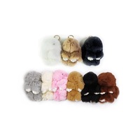 Cute Plush Bunny Keyrings