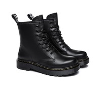 TARRAMARRA® Women Leather Lace Up Black Chunky Boots Simona