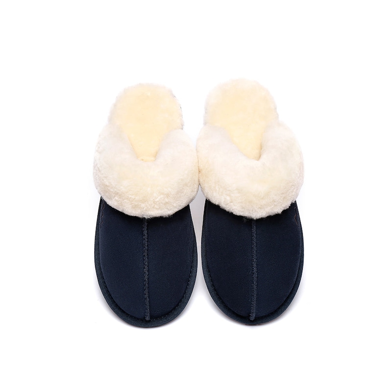 Pantofole Da Uomo In Pelle Di Pecora E Lana – Comode Scarpe Da Casa In Pelle Alte Fino Alla Caviglia, Calde E Morbide, Regalo Fatto A Mano Per Lui, Taglie 40-47, Scarpe - Foto 11