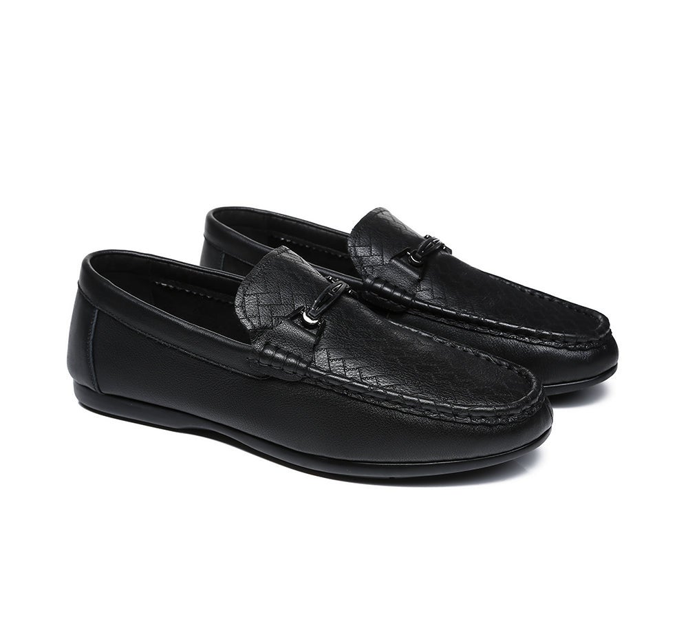 TARRAMARRA® Men Leather Black Loafers William