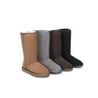 AUSTRALIAN SHEPHERD® UGG Boots Double Face Sheepskin Wool Tall Classic