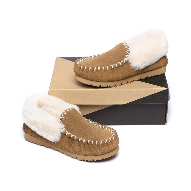 Buy UGG Ankle Slippers Unisex Popo Moccasins - MyDeal