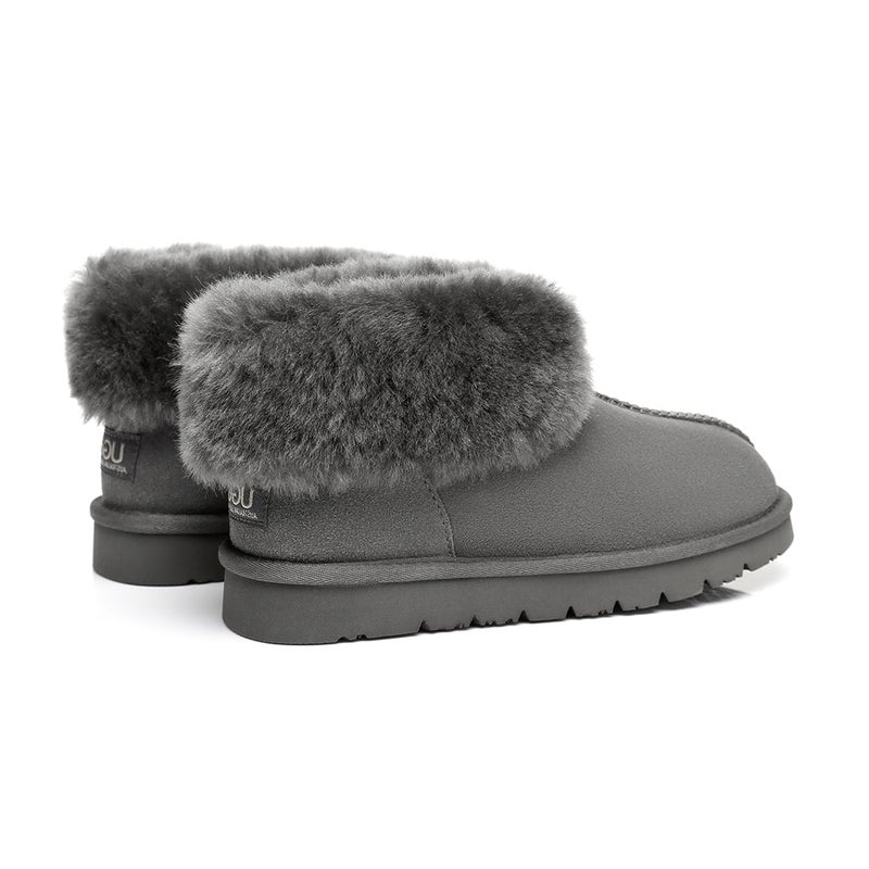 Buy UGG Slippers Mallow Double Face Sheepskin, Unisex Ankle Collar ...