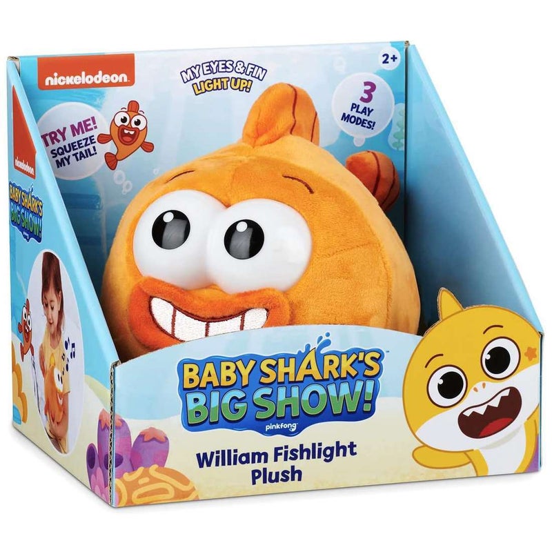 Buy Baby Shark Big Show William Fishlight Plush - MyDeal