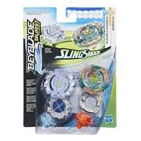 Beyblade Burst Turbo Slingshock Dual Pack Kerbeus K4 Blizzard X Gianon G4