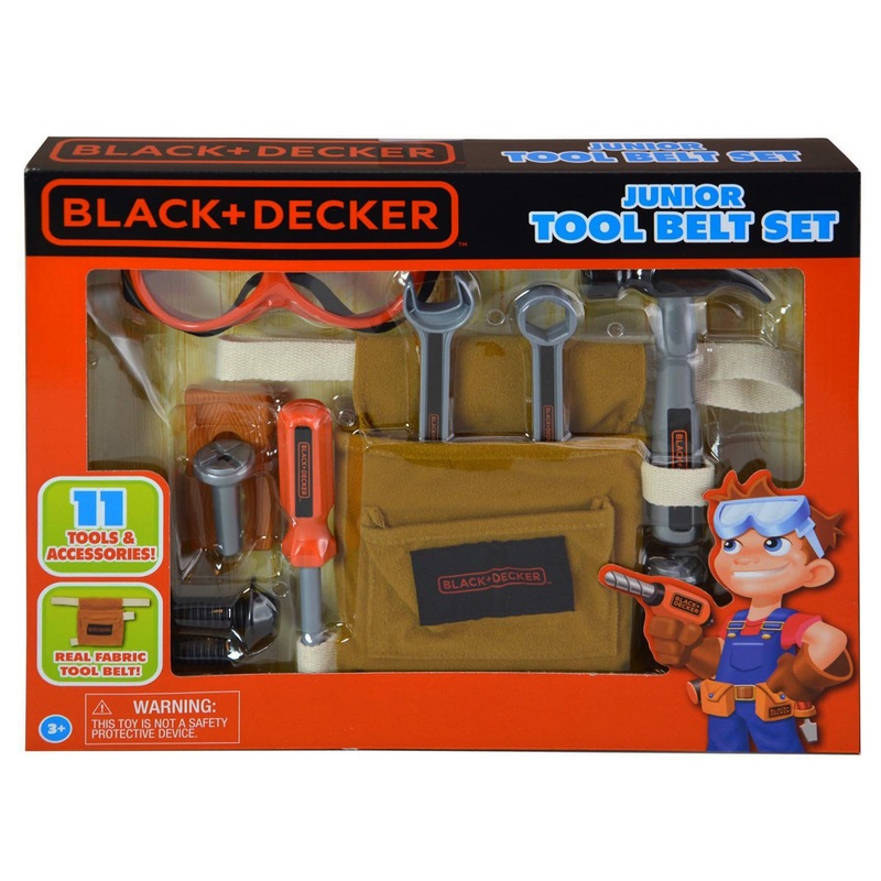 Black and Decker Junior Tool Belt Set Buy Toy & Tools 039897996387