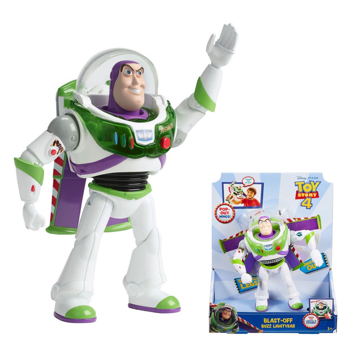 Buzz lightyear clearance wings pop out