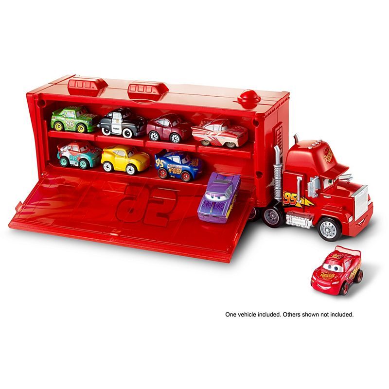 Disney cars mini racers cheap mack transporter