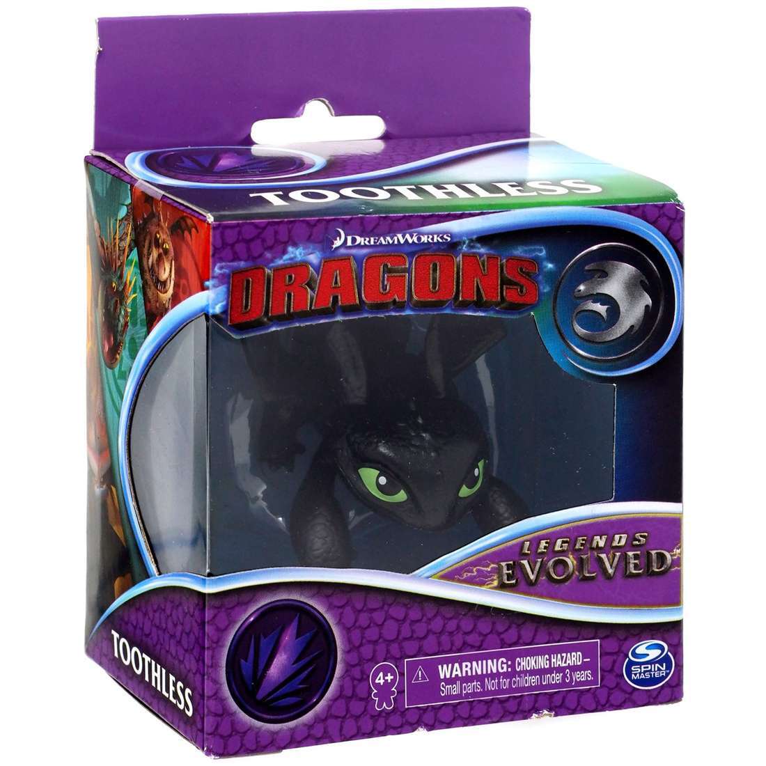 Dreamworks Dragons Legends Evolved Toothless Mini Figure