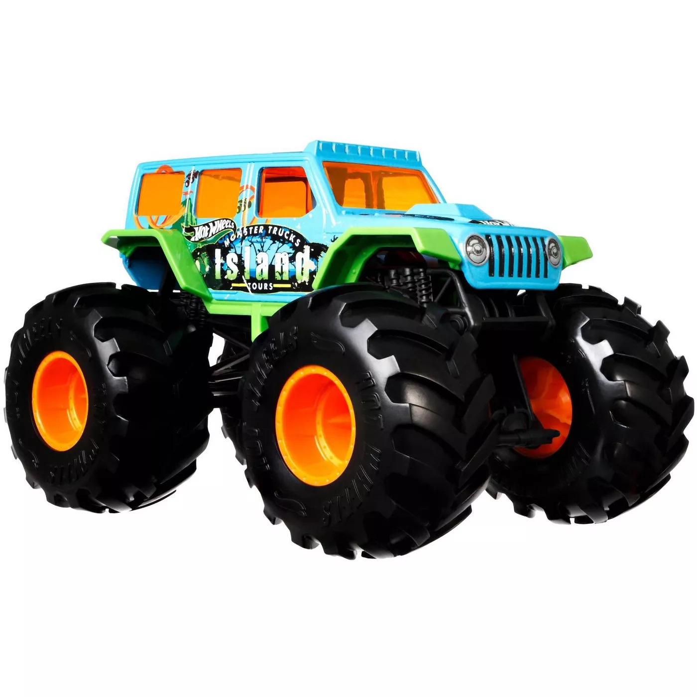 hot wheels monster truck island