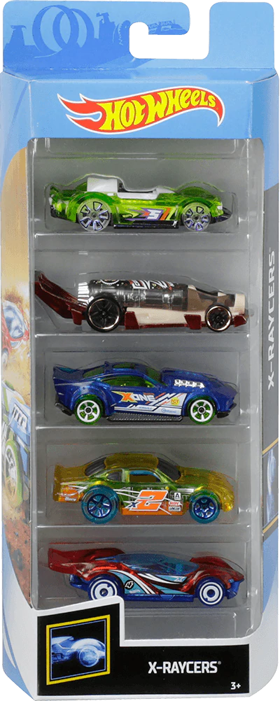 Hot wheels x hot sale raycers 5 pack