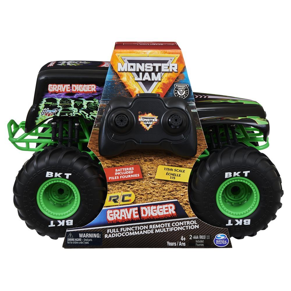 Monster jam grave digger cheap remote control