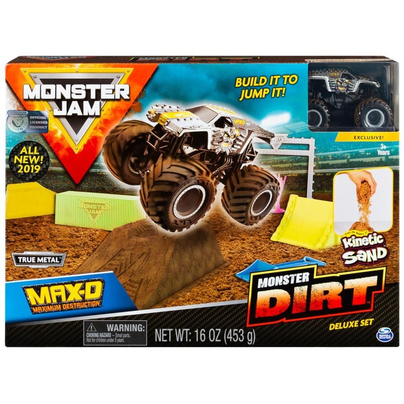 Monster Jam Kinetic Sand Monster Dirt 5 Ounce Refill Pack [Red]