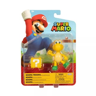 Action Figure Super Mario Koopa Paratroopa 10,2 Cm Con Moneta - Giocattolo Collezionabile Ufficiale