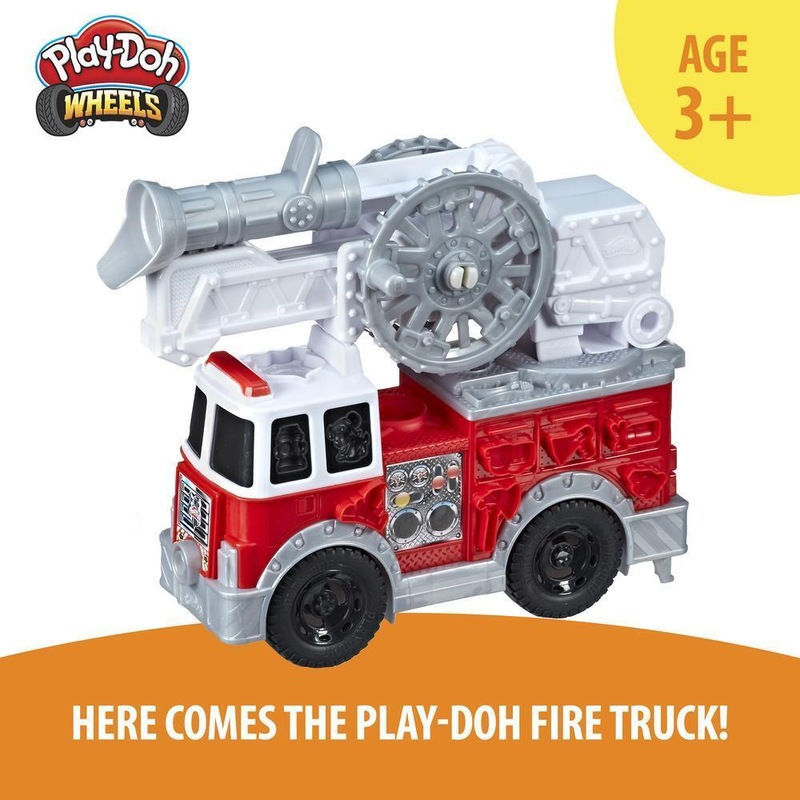 Buy Play Doh Wheels Firetruck Toy MyDeal