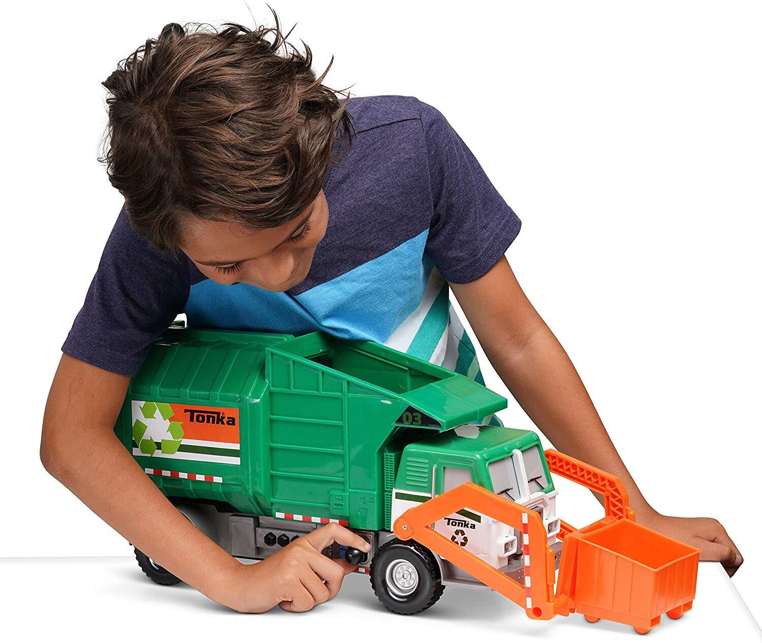 Tonka mighty best sale motorized garbage truck