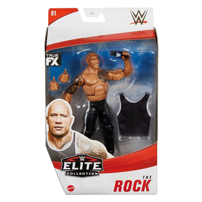 Buy WWE Elite Collection The Rock Action Figure - MyDeal